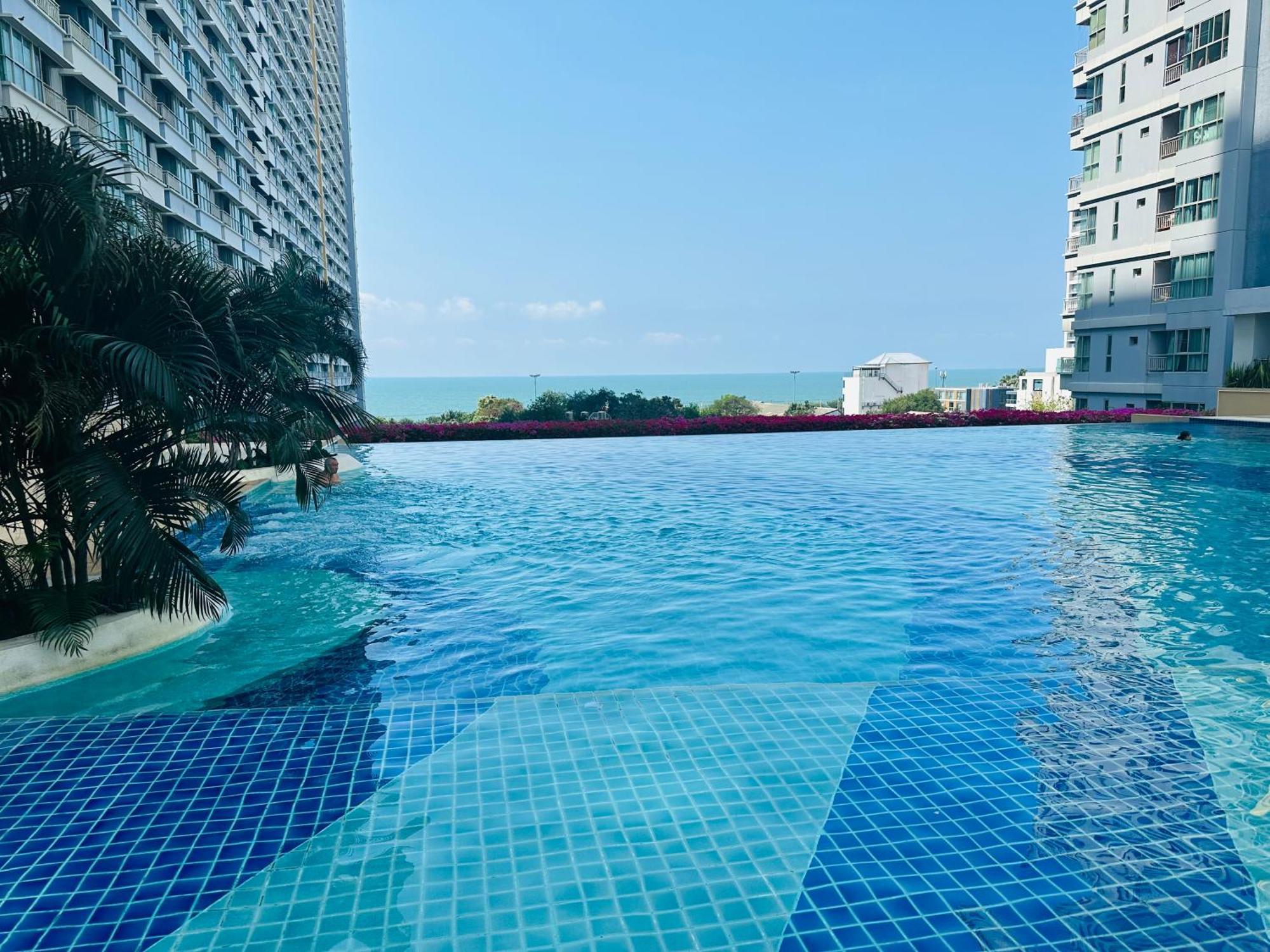 Seaview Beach Room Lumpini-Pool And Gym Face To Ocean หาดจอมเทียน ภายนอก รูปภาพ